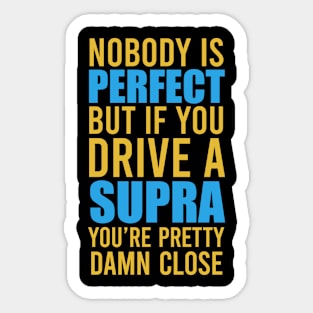 Supra Owners Sticker